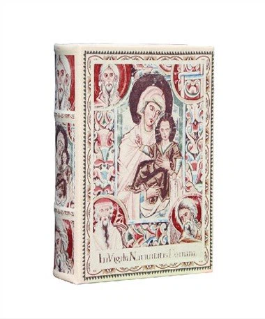 Iso nahkainen kirjalaatikko